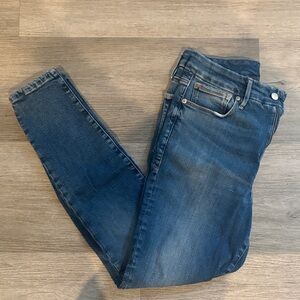 Good American Women's Skinny Jeans - Dark Blue